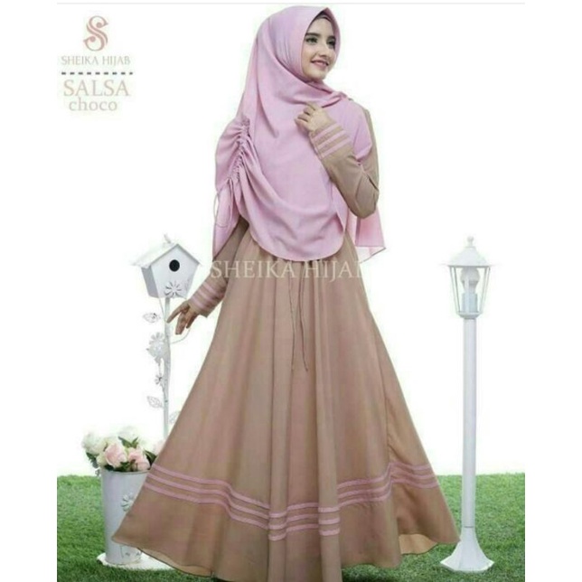 PRELOVED GAMIS SHEIKA HIJAB SALSA