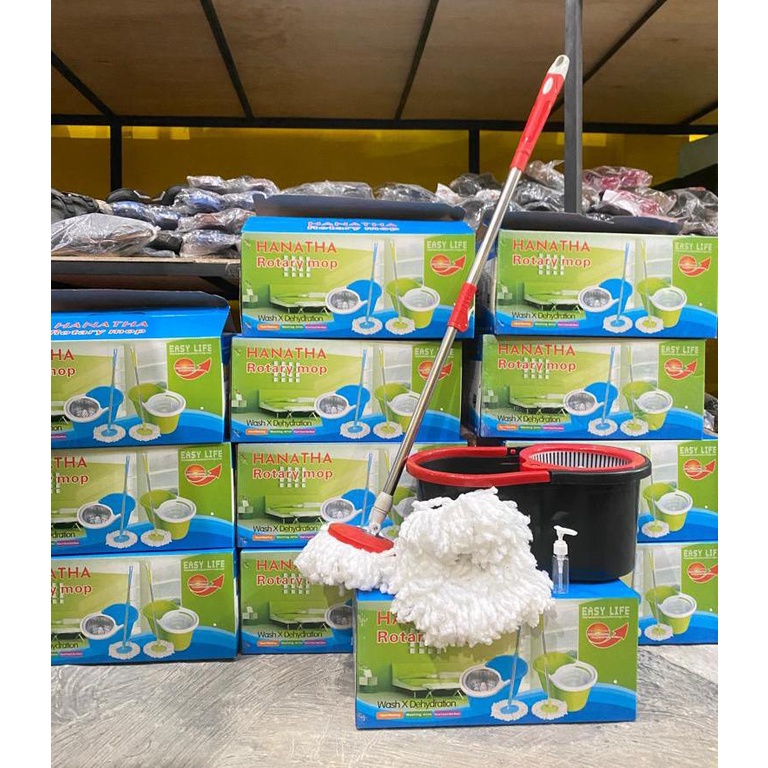 ALAT PEL PUTAR / ALAT PEL SPIN MOP / SPIN MOP PEL HANATHA ROTARY MOP / ALAT PEL PUTAR MOP PRAKTIS