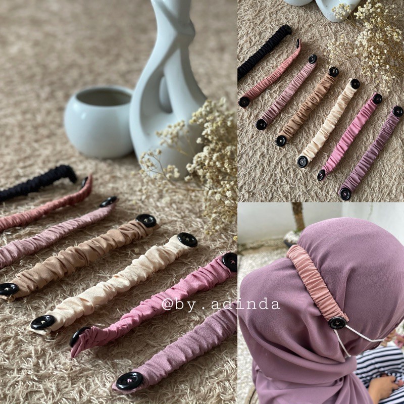 Konektor Masker Hijab Pengait Masker Hijab Kain Kancing Conector