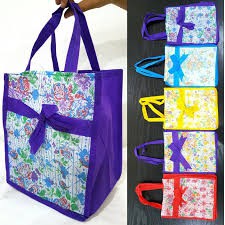 

Goodiebag PITA 18x18 / Tas Handle Kain / Tas Spundbon