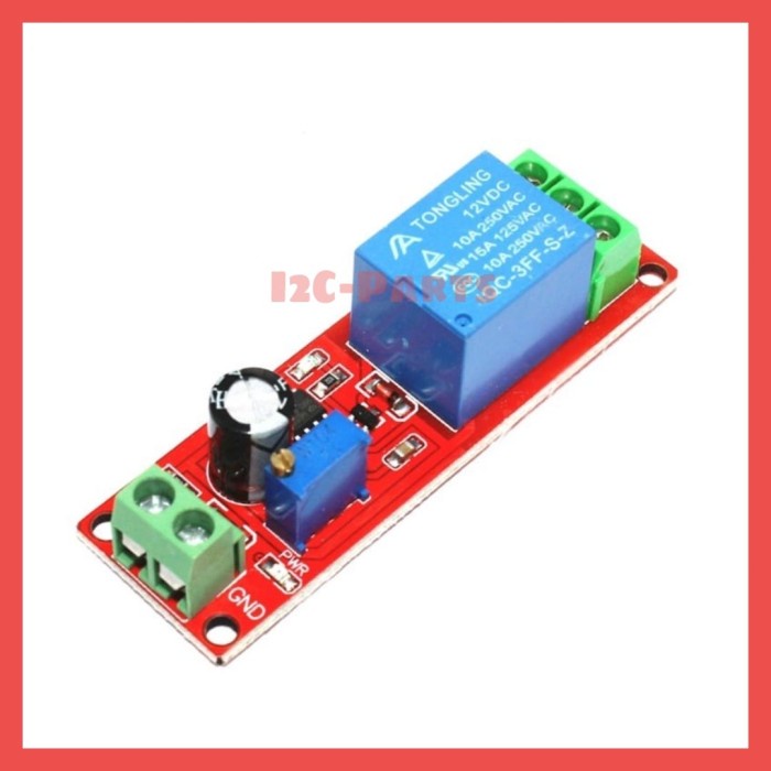 NE555 Delay Timer Relay Time Delay Switch 12V Adjustable Module 0-10s