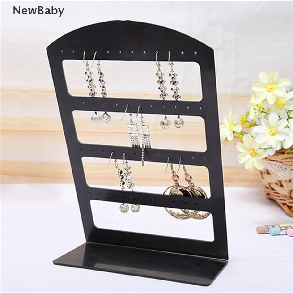 NewBaby Fashion Jewelry Display Holder L Style Organizer Earrings Display Stand Tool ID