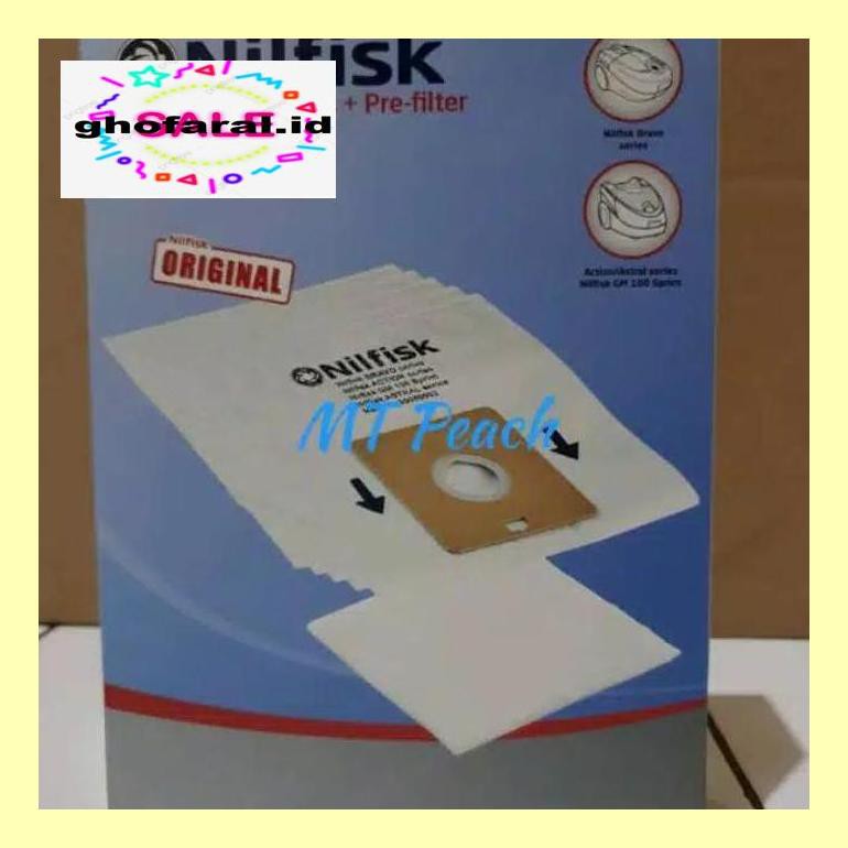 

Wir740Gh Nilfisk Paper Bag Set Kantong Debu Seri Bravo & Action 4 Pcs Gha4Vdw