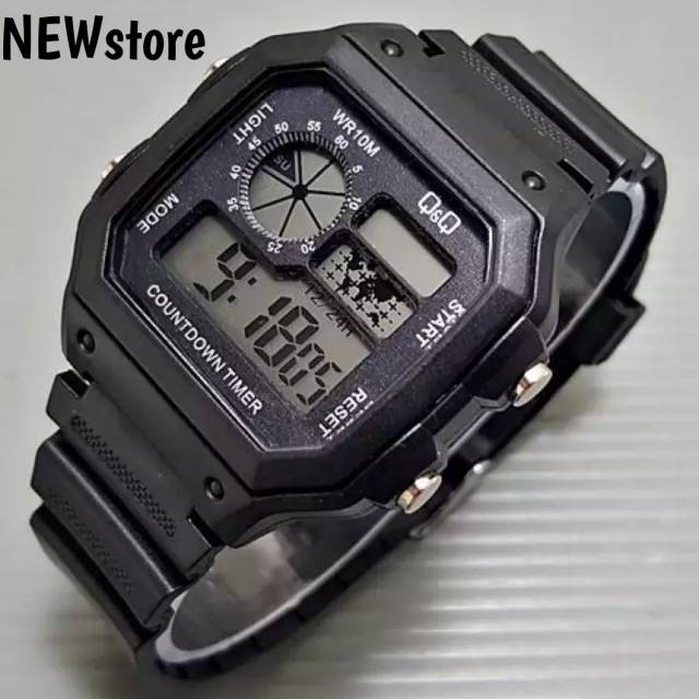 JAM TANGAN DIGITAL PRIA Q&Q, JAM TANGAN DIGITAL COWOK Q&Q