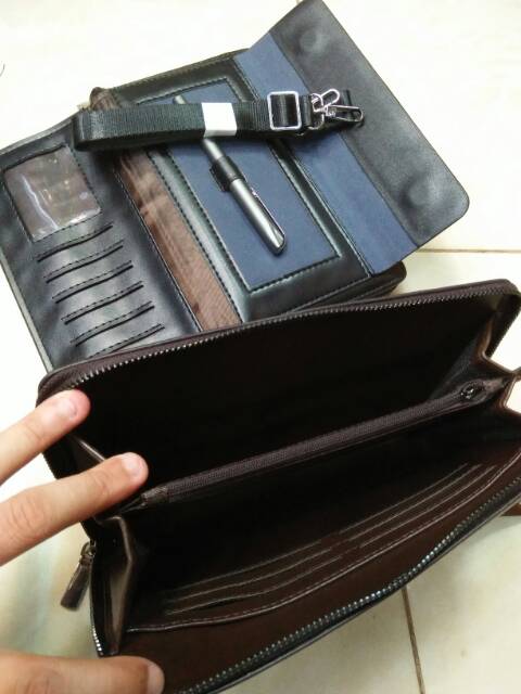 Handbag braunbuffel import slempang clucth hpo