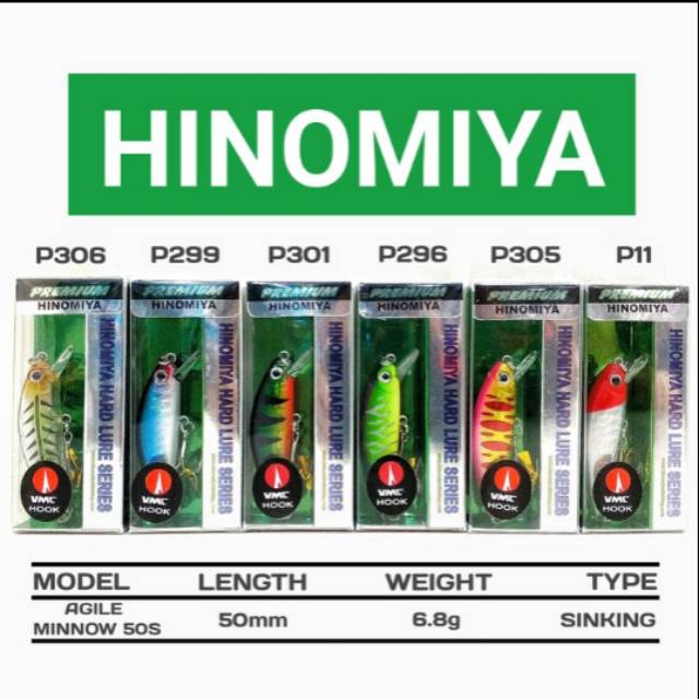 Lure Umpan Hinomiya Agile Minnow