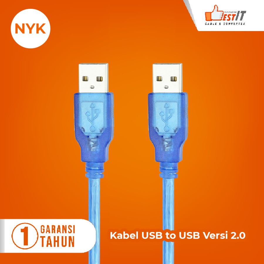 Kabel USB 2.0 Male to USB Male NYK- USB 2.0 AM/AM