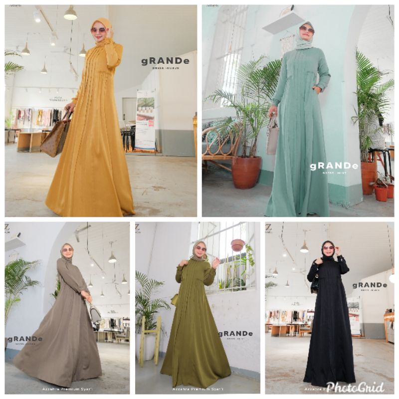grande dress by azzahra premium syari