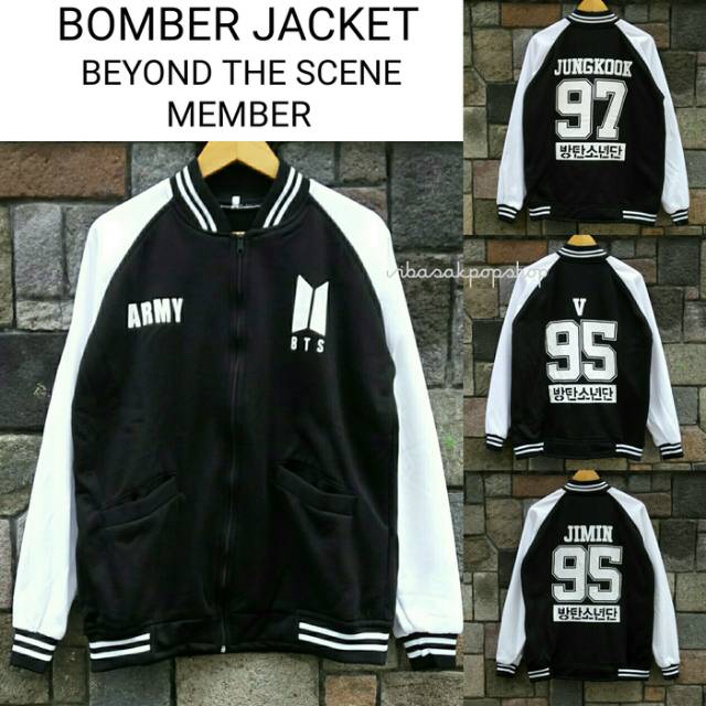 BOMBER JACKET BTS MEMBER