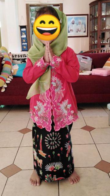 Istimewa!> Rok Duyung Batik Anak Ra01 Bawahan Panjang Motif Ondel-ondel Betawi Jakarta .. Aman!!