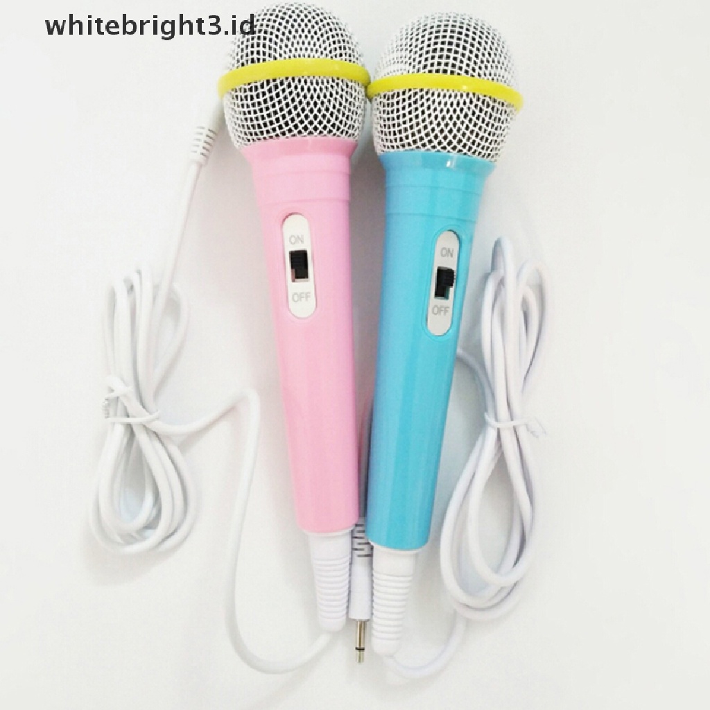 (whitebright3.id) 1pc Mainan Mesin Video Musik Boneka Dengan Microphone Untuk Edukasi Dini Anak