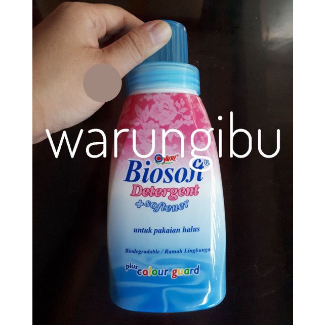 Detergent Cair Plus Softener Biosoft Untuk Bahan Dan Kain Halus