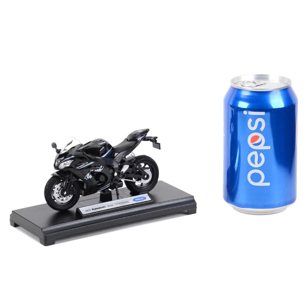 Jual Welly Miniatur Motor Kawasaki 2017 Ninja Zx-10Rr Statis Skala 