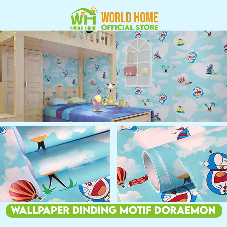 Wallpaper Dinding 9 meter Murah Stiker Dinding Motif Karakter wallpaper 3D Motif Kartun Premium Quality Size 45CMX9M