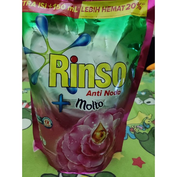 rinso anti noda molto rose fresh 1650ml 1.65liter liquid