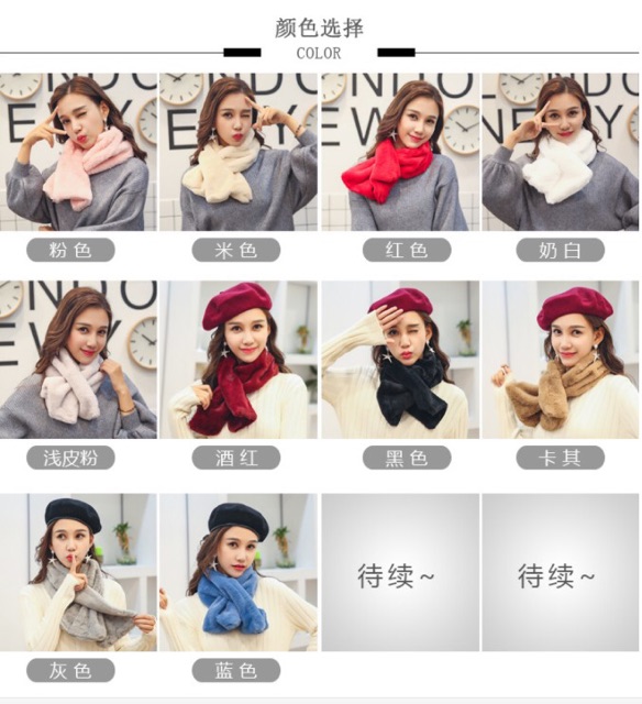 Import MOLLAD Scarf Faux Toko lucky 88 Syal Premium Bulu halus musim dingin winter infinity scarf faux fur