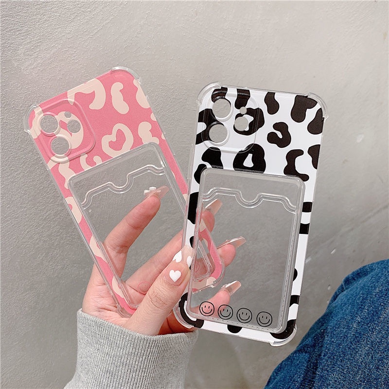 Slot Dompet Case Motif Leopard Vivo Y15s Y02 Y02s Y16 Y22 Y35Y Y22s 15A Y17 Y20S Y20 Y01 Y12A Y12S Y21S Y21T Y20S Y11S Y11Y12i Y12 Y15 Y21 Y33s Soft Card Holder Lover Cover