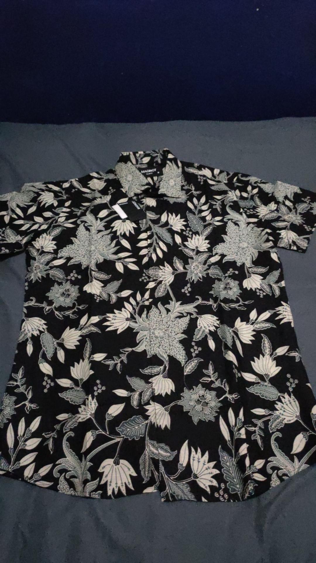 Maginot Kemeja Batik Pria Asoka-ss Lengan Pendek