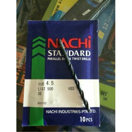 nachi mata bor besi 4,5mm/mata bor nachi 4,5mm