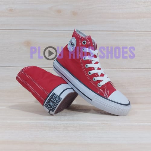 ONE KIDS - SEPATU ANAK LAKI LAKI | SEPATU ANAK PEREMPUAN | SEPATU ANAK USIA 5 6 7 8 TAHUN WARNA MERAH SIZE 31-35