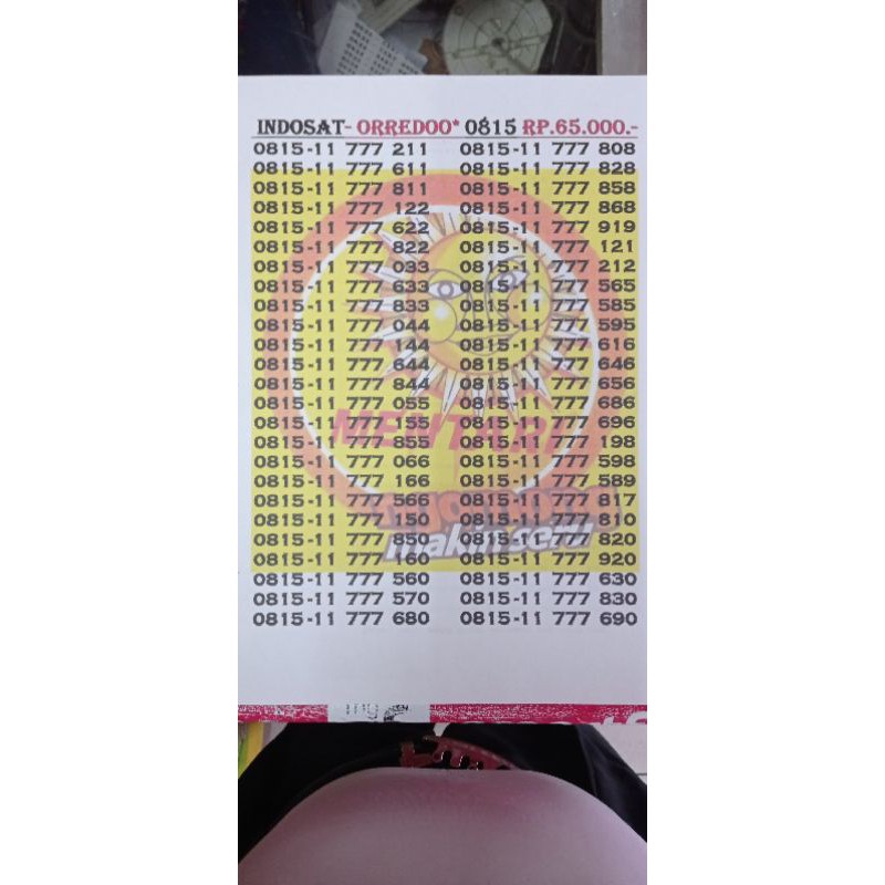 kartu perdana Indosat ooredoo