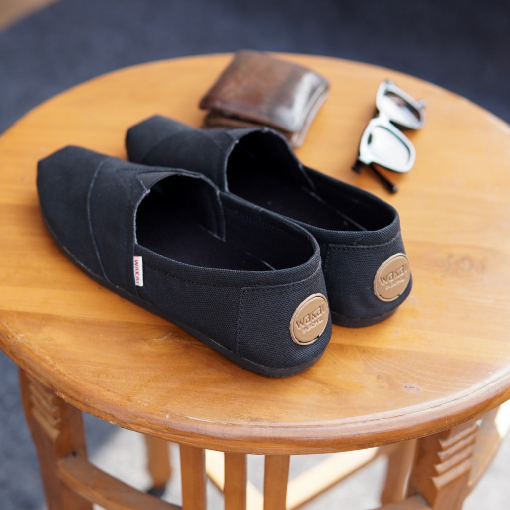 SM88 - Sepatu Wakai Selop Kasual Slip On Santai Simple Murah Keren Cowok / Pria / Laki-Laki