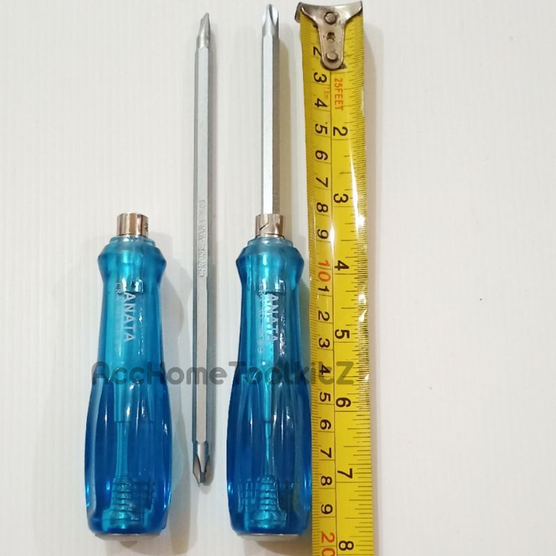 Obeng Tembus 2 Way / Obeng Ketok Bolak Balik / Obeng Pukul BB Anata Screwdrive 4 &quot; Inch / 6 MM X 100