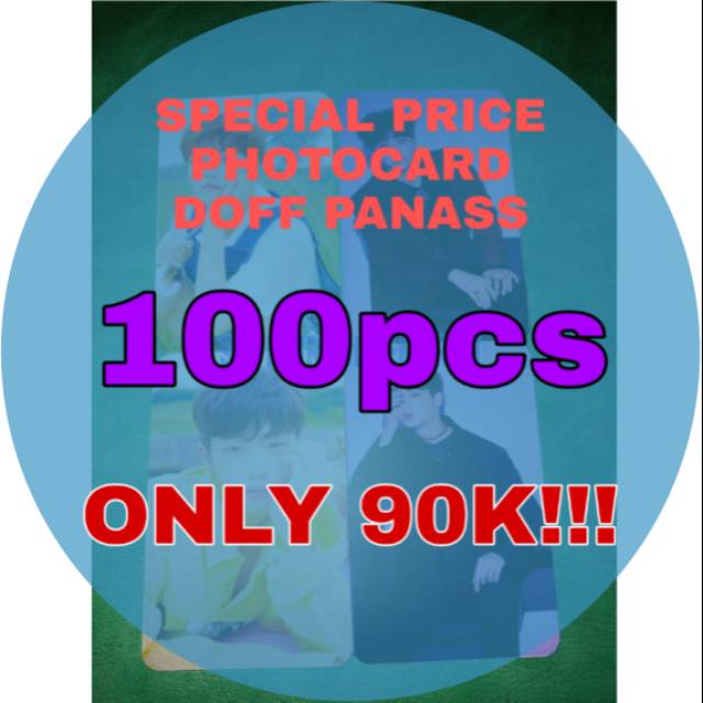 [100PCS] CUSTOM PHOTOCARD DOFF 2 SISI