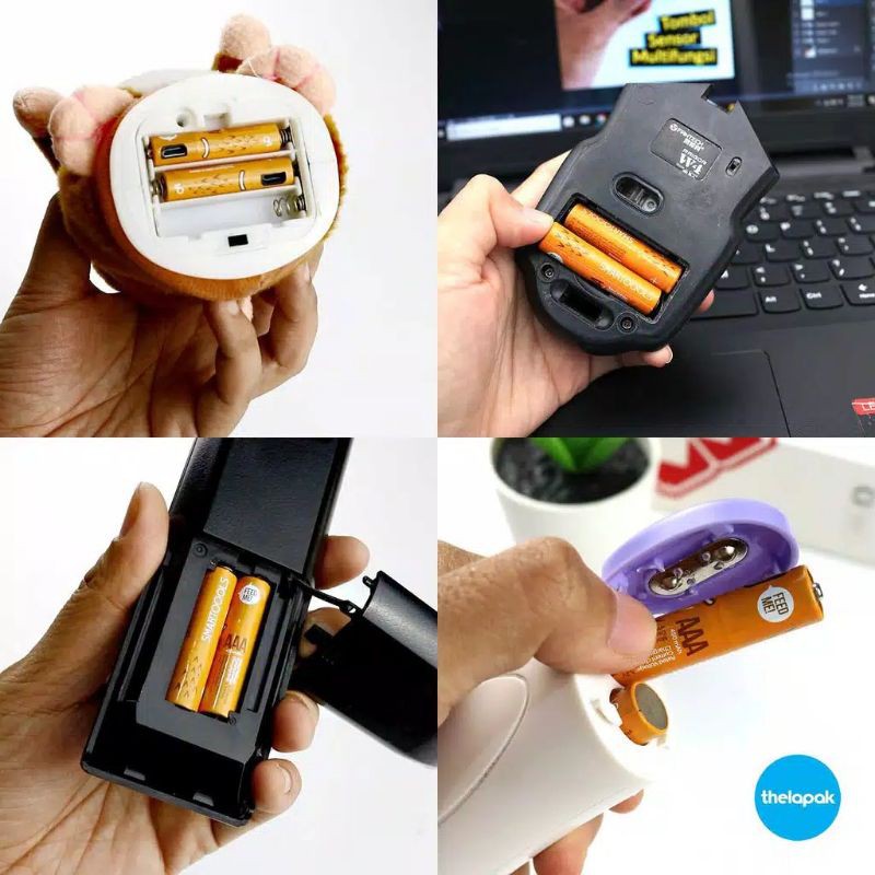 MICROBATT Baterai Cas AAA Micro USB 450mAh isi 2pcs