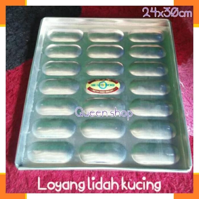 Loyang & Cetakan Kue 3227 Loyang Lidah kucing Loyang & Cetakan Kue