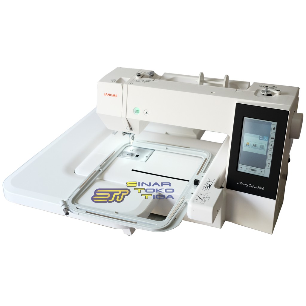 JANOME MC 500E MESIN BORDIR KOMPUTER PORTABLE OTOMATIS PEMULA MC500E MC 500 E