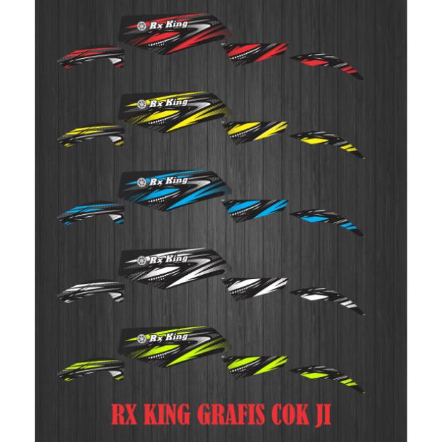 sticker rx king stiker motor striping motor RX KING aksesoris motor RX KING grafis cok
