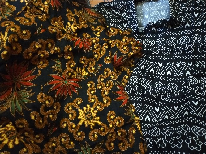 Bswart Batik Hrb026 Kenongo Hem Pendek Anjani Biru Pekalongan M L Xl Batik Pria Murah Modern Grosir