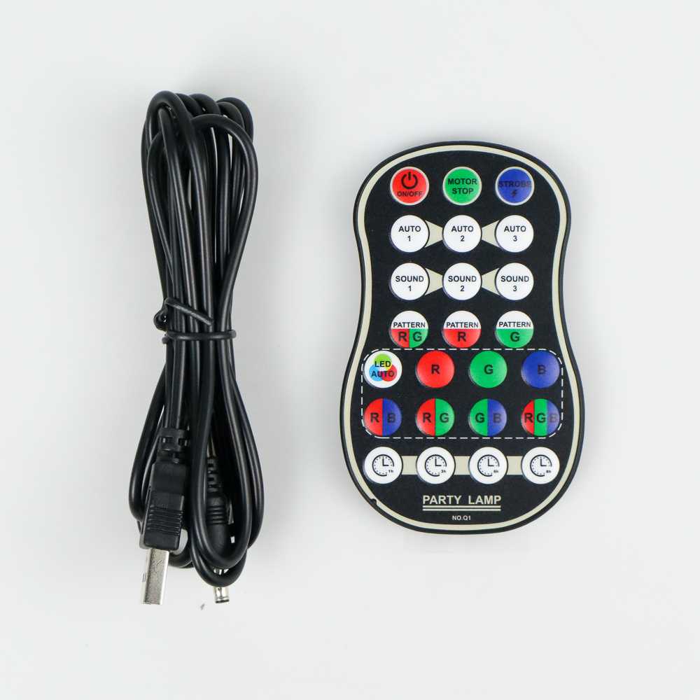 TG-DHA TaffLED Proyektor Laser LED USB Recharge 60 Patterns - M-RGB-61