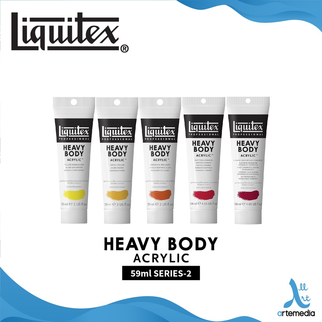 

Liquitex Acrylic Heavy Body 59ml Series 2 Acrylic Color Paint Cat Akrilik