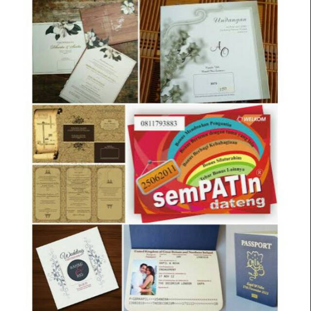 AFY Undangan Sample Undangan Softcover - Contoh Undangan Softcover