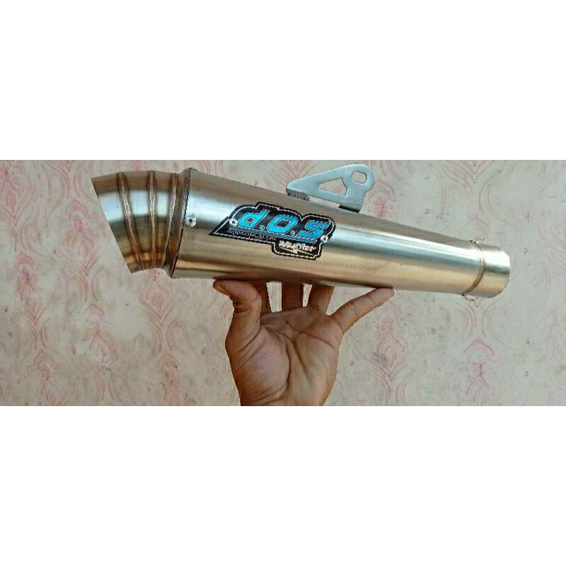 Slincer Knalpot DOS Krucut Keong Jumbo Sarangan Separo Setengah, termurah