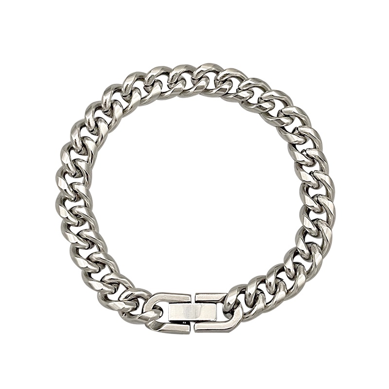 Titanium Steel Bracelet Accessories Retro Hip Hop Simple Personality Trend