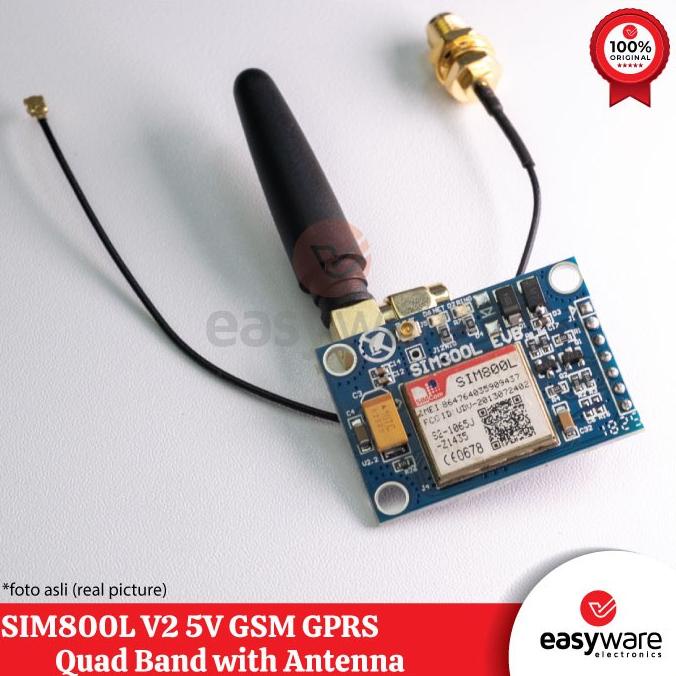 SIM800L V2 5V GSM GPRS MODULE SIM800 V2 5V easywa53