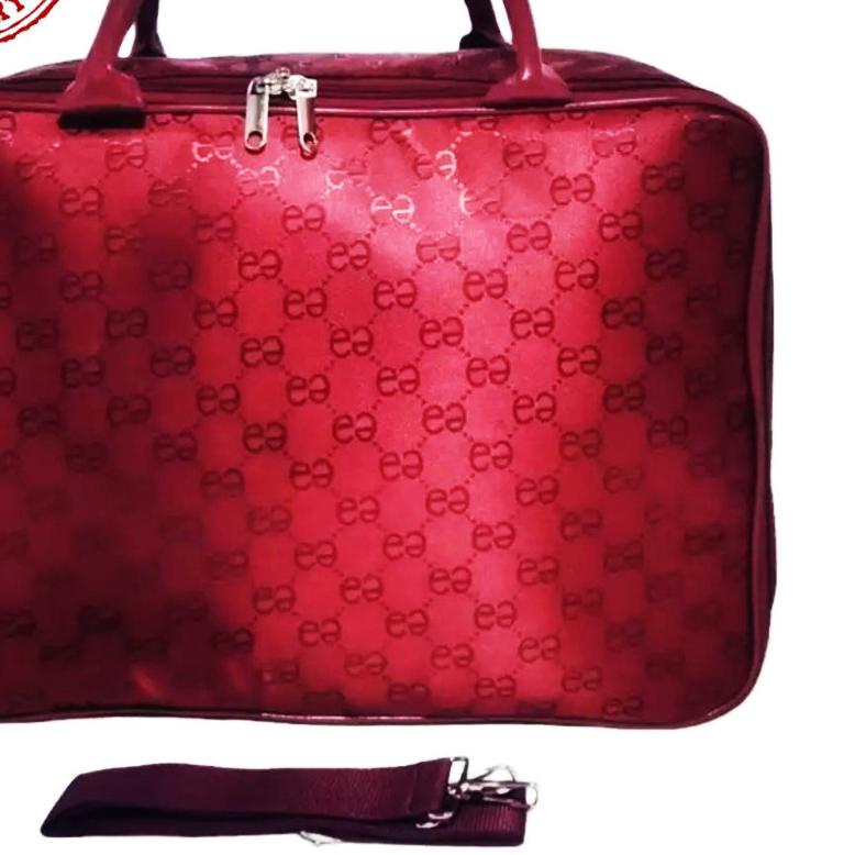 ♩ PREMIUM Glossy ~ TRAVEL BAG KOPER CATUR COKLAT MAROON ABU (TAS KOPER JINJING/TAS RENANG) lebaran t