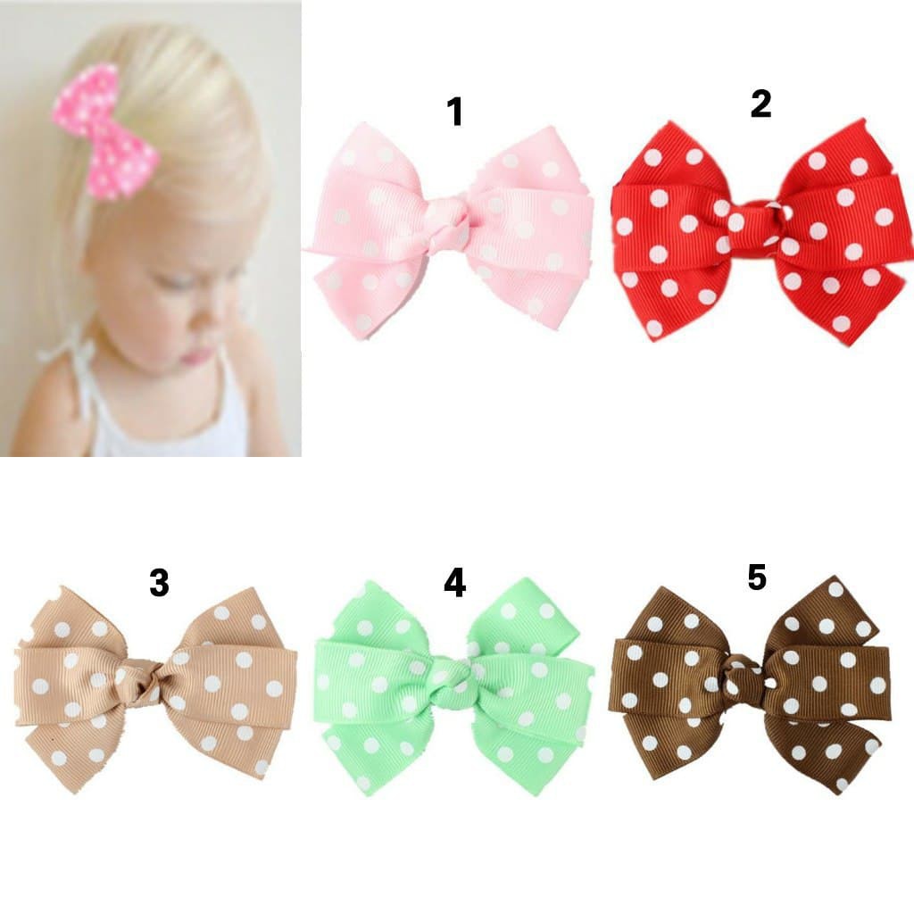 LID8056 - Hairpin Ribbon Baby Import / Pita / Aksesoris rambut bayi perempuan