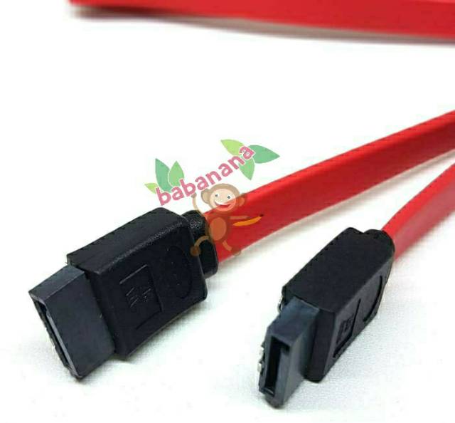 Kabel Sata 3 III 6Gbps Klip Besi Straight Lurus