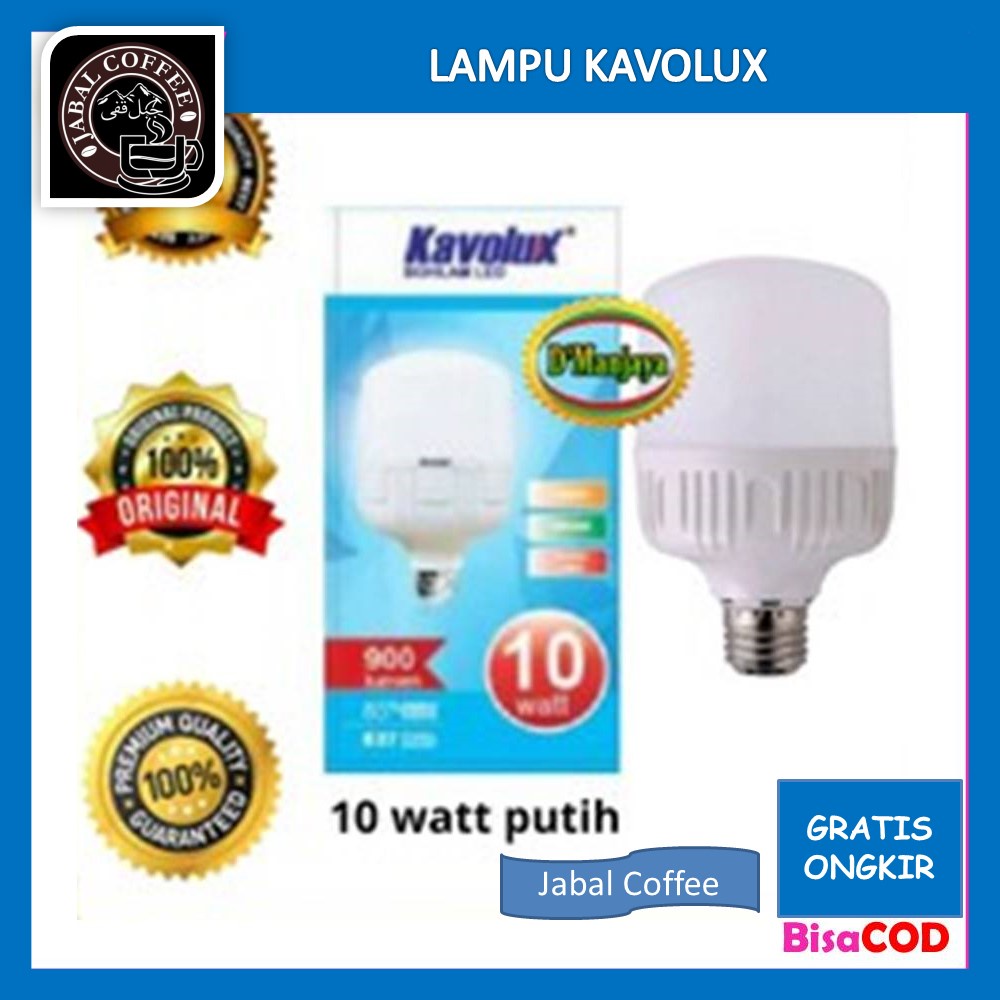 Lampu Ruangan LED ( Light Emitting Diode ) / Lampu Kavolux 5 Watt  / 10 Watt / 15 Watt