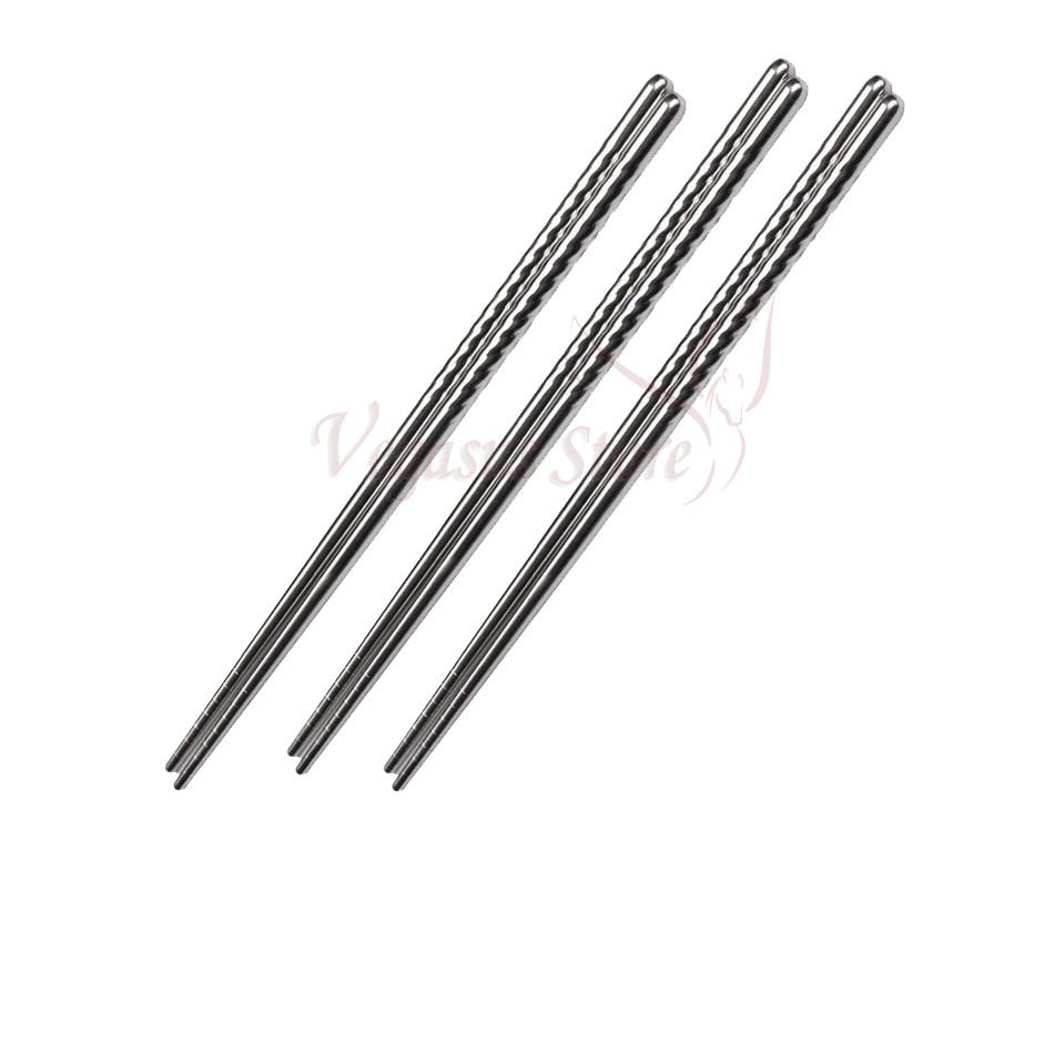 [3 Pasang lebih Murah] Sumpit Stainless Stell Sumpit Korea- Sumplit Murah-Vegasusstore1