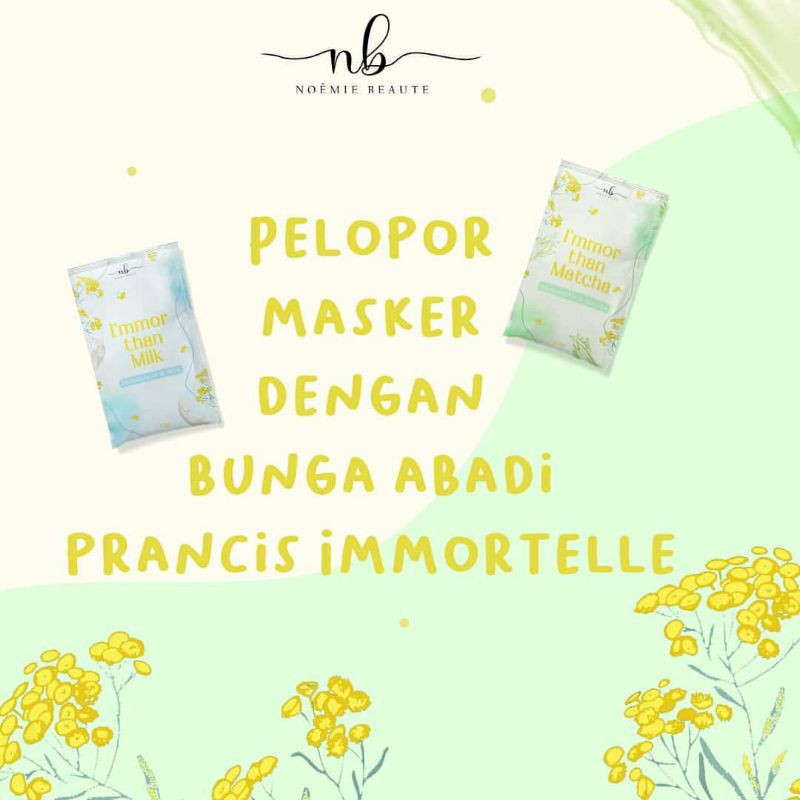 [FREE GIFT] MASKER IMMORTELLE BY SKINOEMIE [DISTRI RESMI]