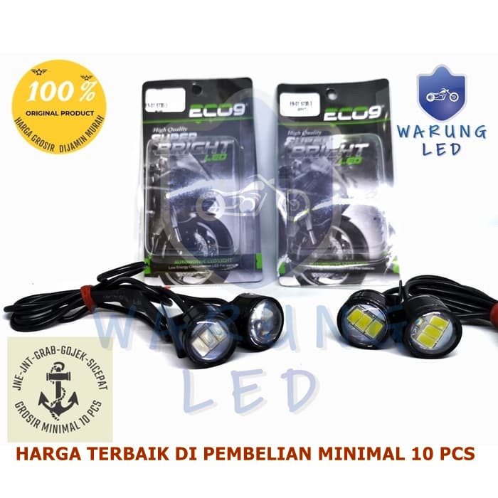 Lampu Led DRL SENJA Eagle Eye / Mata Elang Strobo Blitz Kedip Luminos GARANSI 1 TAHUN