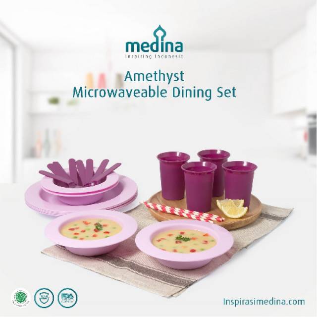 Tupperware / Piring / Dining set / Piring makan / Gelas / Tempat Makanan