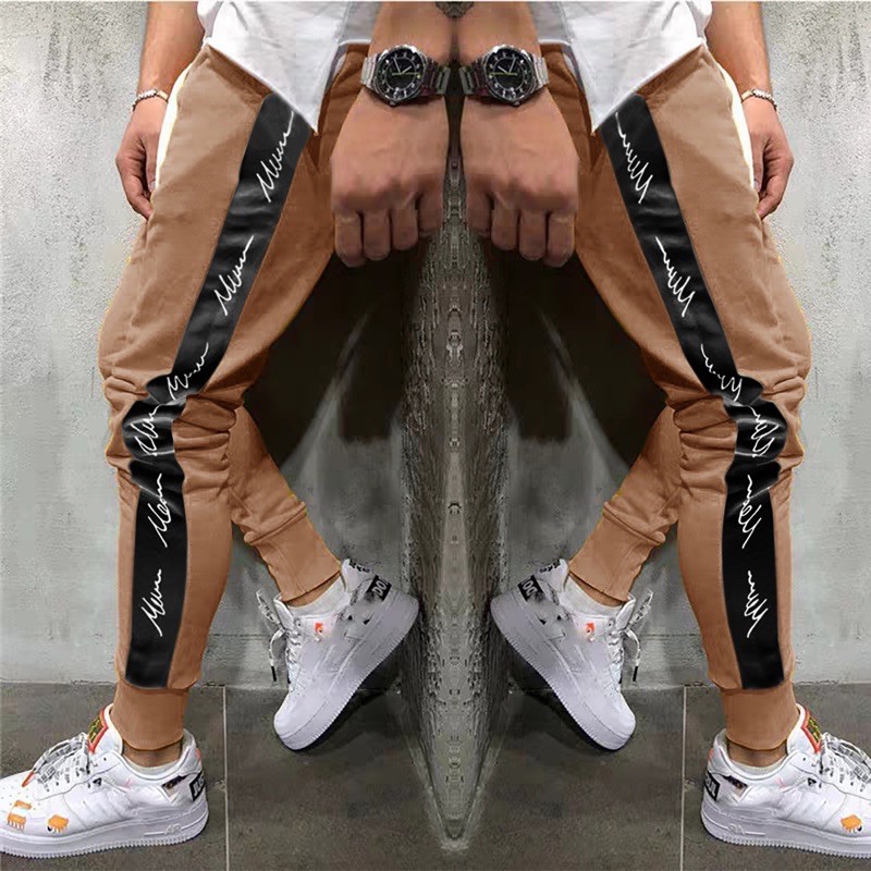 CELANA JOGGER PANTS PRIA COWOK JOGER PANJANG ROCKET FASHION TRAINING OLAHRAGA MOTIF