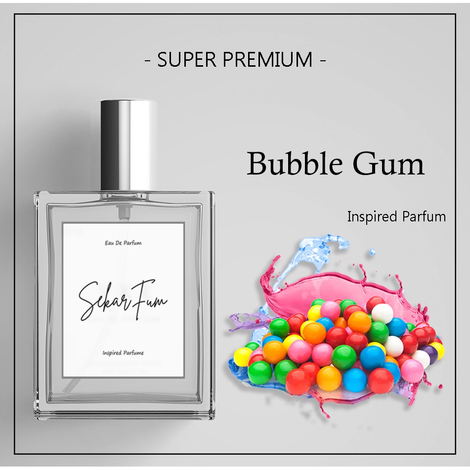 Inspired Parfum Bubble Gum / Permen Karet Wangi Tahan Lama Pria Wanita (Unisex)