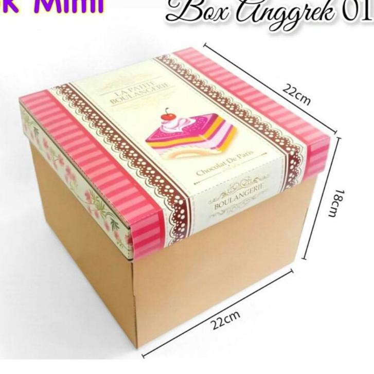 

Great Sales Dus Box Kue Tart 22cm ,.,